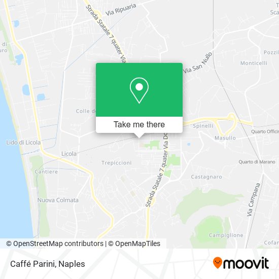 Caffé Parini map