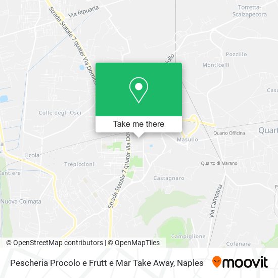 Pescheria Procolo e Frutt e Mar Take Away map