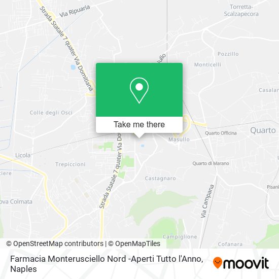 Farmacia Monterusciello Nord -Aperti Tutto l'Anno map