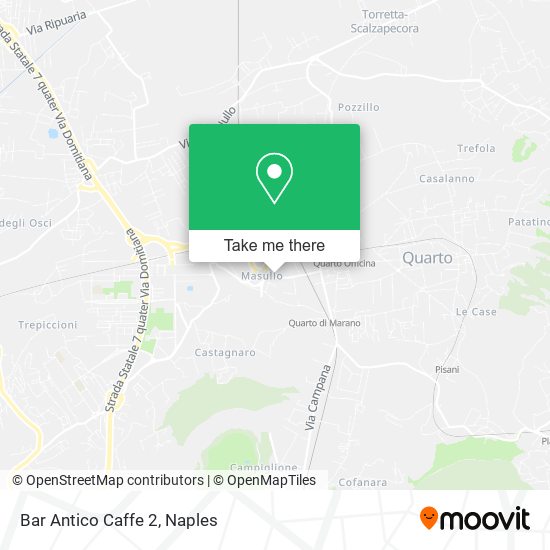 Bar Antico Caffe 2 map