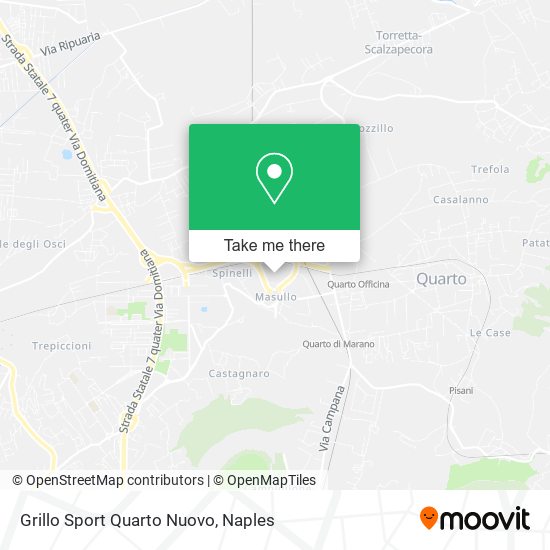 Grillo Sport Quarto Nuovo map