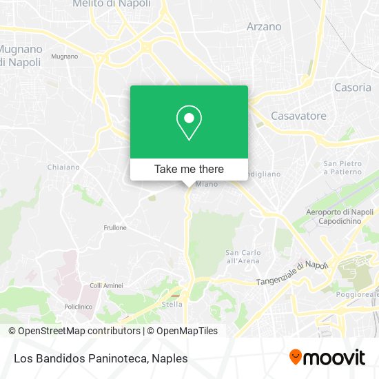 Los Bandidos Paninoteca map