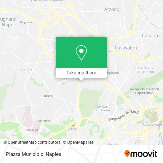 Piazza Municipio map