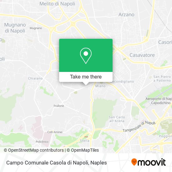 Campo Comunale Casola di Napoli map