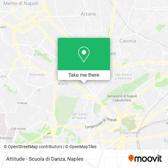 Attitude - Scuola di Danza map