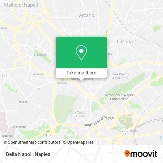 Bella Napoli map