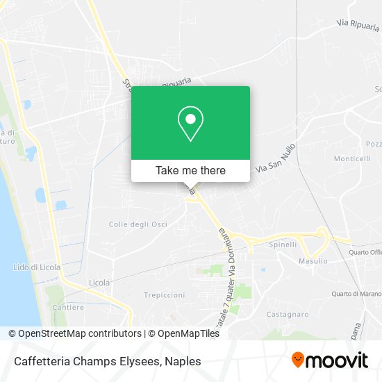 Caffetteria Champs Elysees map