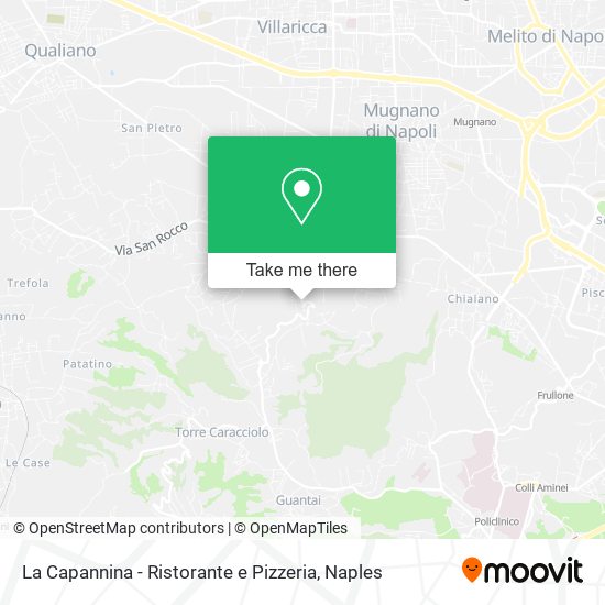 La Capannina - Ristorante e Pizzeria map