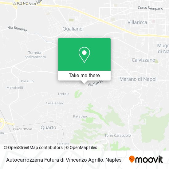 Autocarrozzeria Futura di Vincenzo Agrillo map