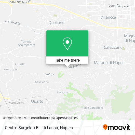 Centro Surgelati F.lli di Lanno map