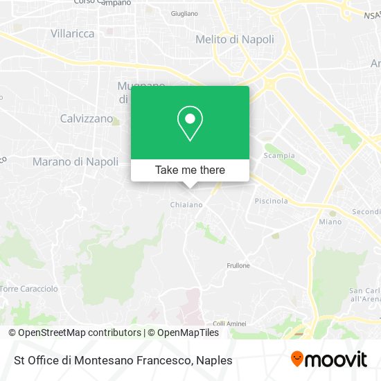 St Office di Montesano Francesco map