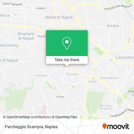 Parcheggio Scampia map