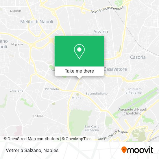 Vetreria Salzano map