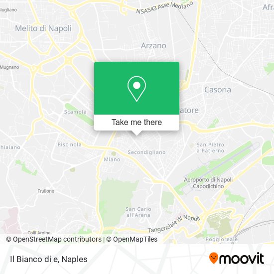 Il Bianco di e map