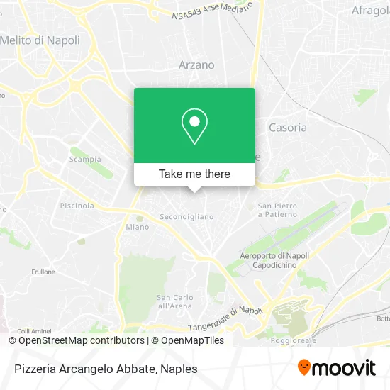 Pizzeria Arcangelo Abbate map