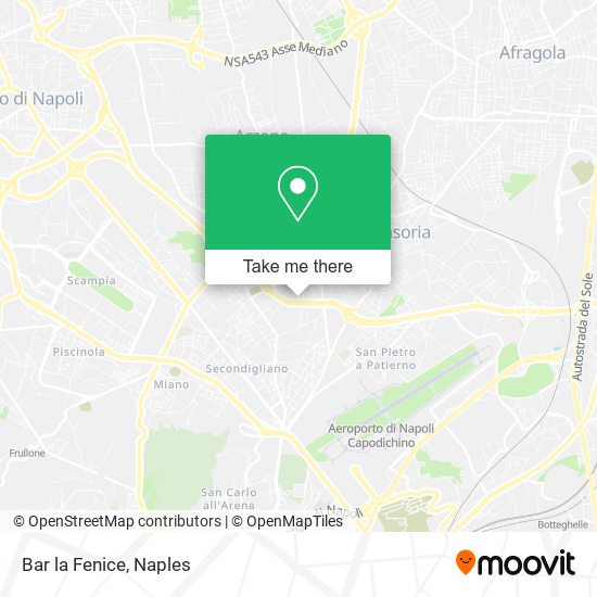 Bar la Fenice map