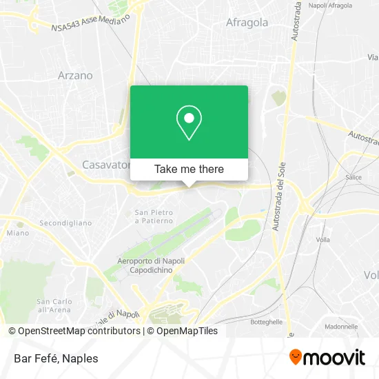 Bar Fefé map