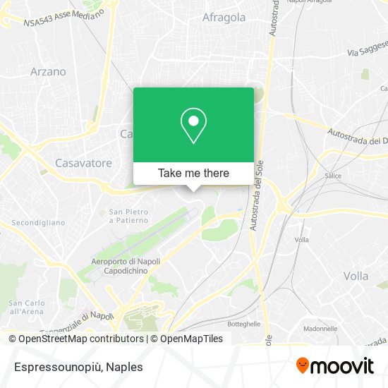 Espressounopiù map