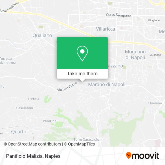 Panificio Malizia map