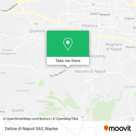 Delizie di Napoli SAS map