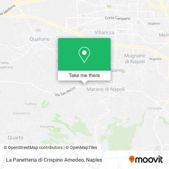 La Panetteria di Crispino Amedeo map