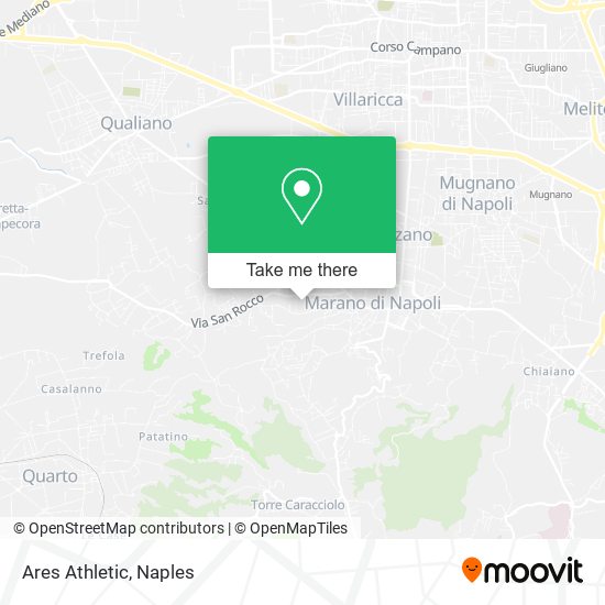 Ares Athletic map