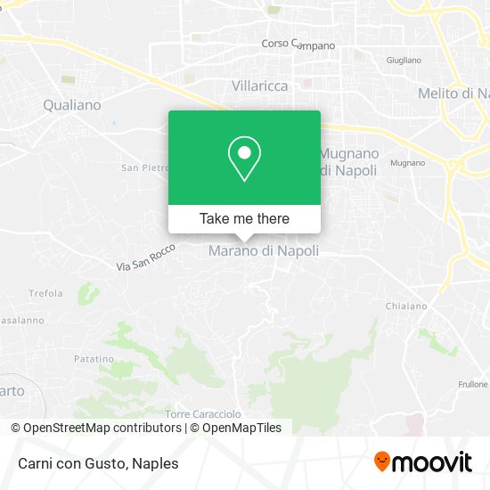 Carni con Gusto map