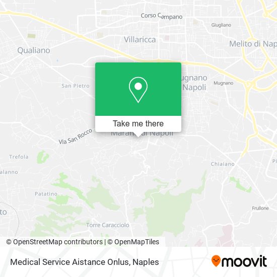 Medical Service Aistance Onlus map