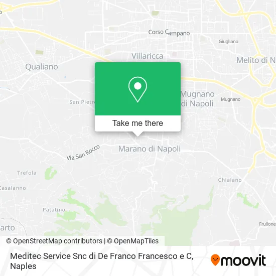 Meditec Service Snc di De Franco Francesco e C map
