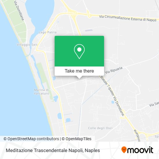 Meditazione Trascendentale Napoli map