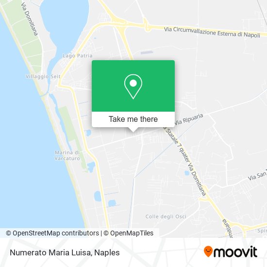 Numerato Maria Luisa map