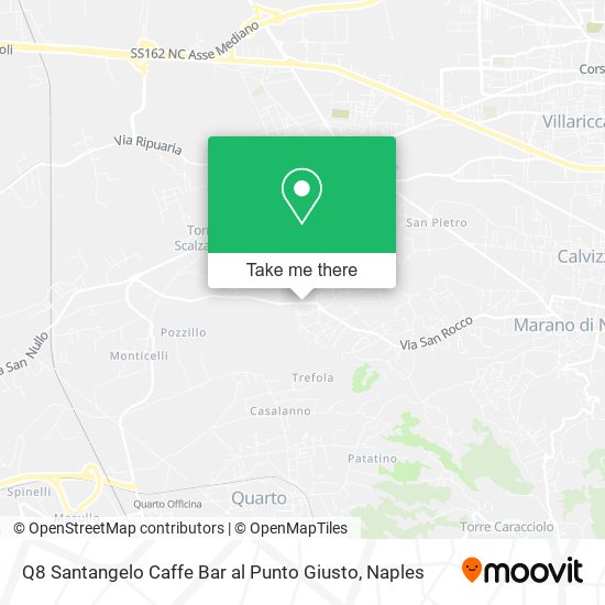 Q8 Santangelo Caffe Bar al Punto Giusto map