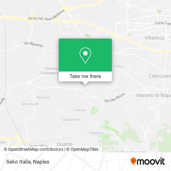 Sekò Italia map