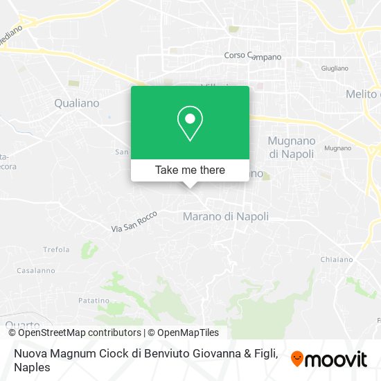Nuova Magnum Ciock di Benviuto Giovanna & Figli map