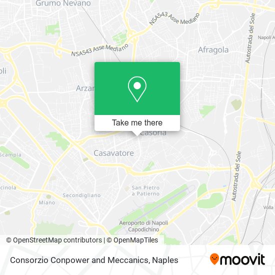 Consorzio Conpower and Meccanics map