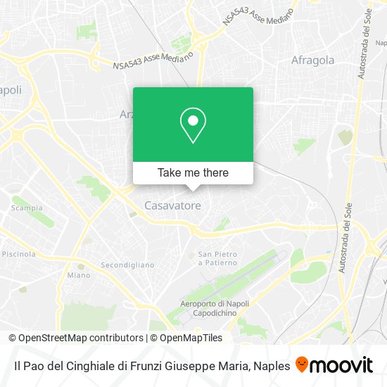 Il Pao del Cinghiale di Frunzi Giuseppe Maria map