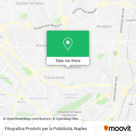 Filografica Prodotti per la Pubblicità map