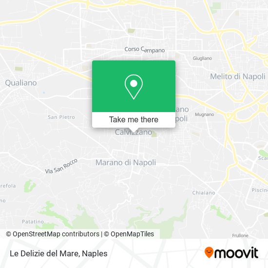 Le Delizie del Mare map