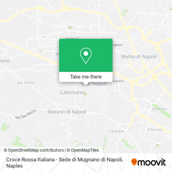 Croce Rossa Italiana - Sede di Mugnano di Napoli map