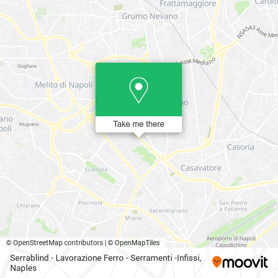 Serrablind - Lavorazione Ferro - Serramenti -Infissi map