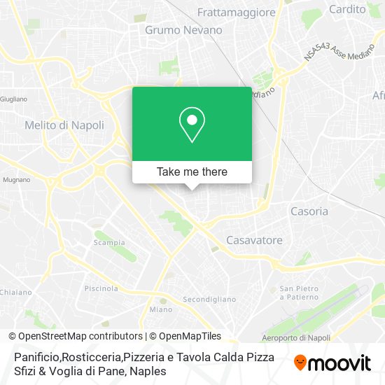 Panificio,Rosticceria,Pizzeria e Tavola Calda Pizza Sfizi & Voglia di Pane map