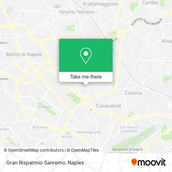 Gran Risparmio Sanremo map