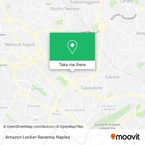 Amazon Locker-Ravenna map