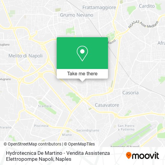 Hydrotecnica De Martino - Vendita Assistenza Elettropompe Napoli map