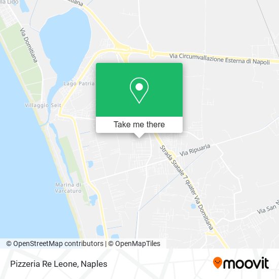 Pizzeria Re Leone map