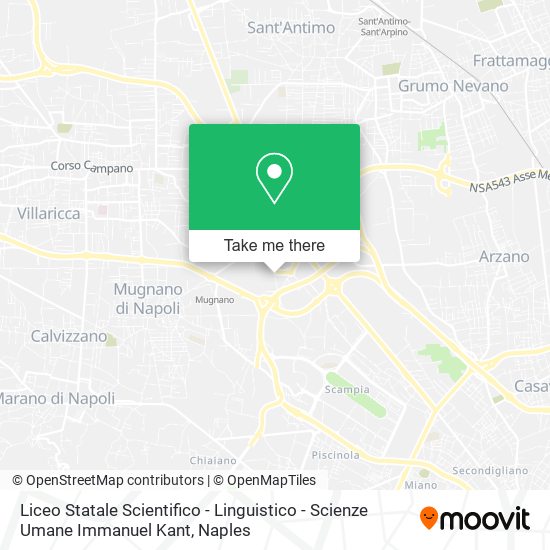Liceo Statale Scientifico - Linguistico - Scienze Umane Immanuel Kant map