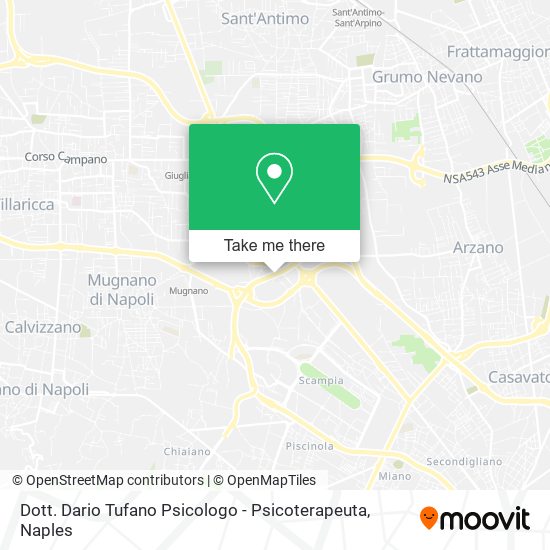 Dott. Dario Tufano Psicologo - Psicoterapeuta map