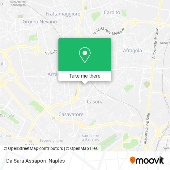 Da Sara Assapori map