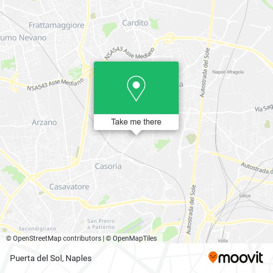Puerta del Sol map