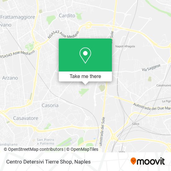 Centro Detersivi Tierre Shop map